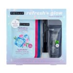FREEMAN Limited Edition Refresh & Glow Mask Kit, 5 Piece Gift Set